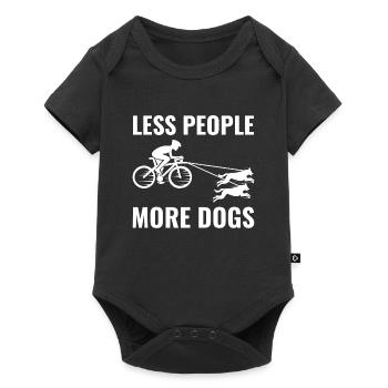 Bikejoring DogScooting Dog Sport Bike Bicycle Ride - Body à manches courtes Premium Bébé - noir - Devant