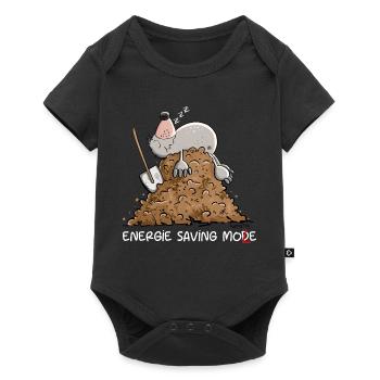 Lazy Mole I Foul Throw Pun I Chill - Baby Premium short-sleeve bodysuit - black - Front