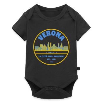 Verona City Logo Skyline - Baby Premium short-sleeve bodysuit - black - Front