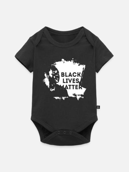 Black Lives Matter - Baby Premium Kurzarmbody - Schwarz
