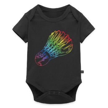 Volant - Body à manches courtes Premium Bébé - noir - Devant