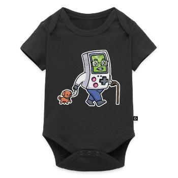 Retrogaming Funny Video Games Portable Humor Gamer - Baby Premium short-sleeve bodysuit - black - Front
