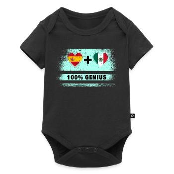 L’Espagne et le Mexique font preuve de génie à 100% - Body à manches courtes Premium Bébé - noir - Devant