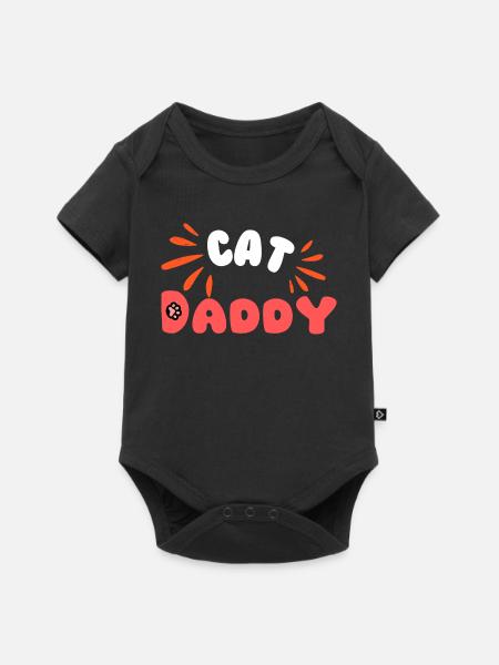 Cap Daddy Tippfehler Pop-Splitter - Baby Premium Kurzarmbody - Schwarz