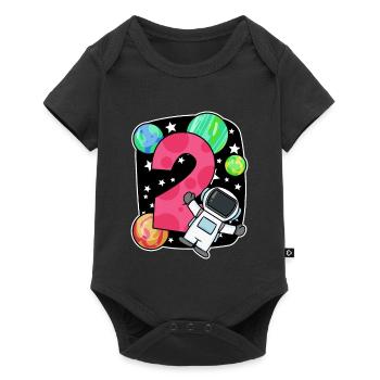 2 ans Cadeau d’anniversaire de garçon - Body à manches courtes Premium Bébé - noir - Devant