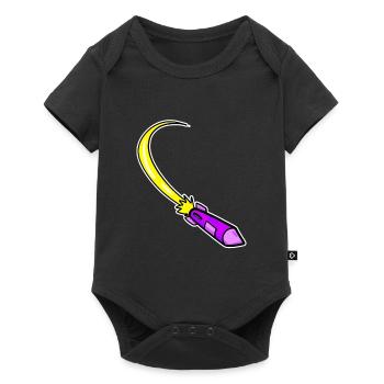 Rocket Purple - Baby Premium short-sleeve bodysuit - black - Front