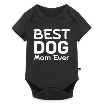 Meilleure Maman Chien - Best Dog Mom Ever - Baby Premium short-sleeve bodysuit - black - Front