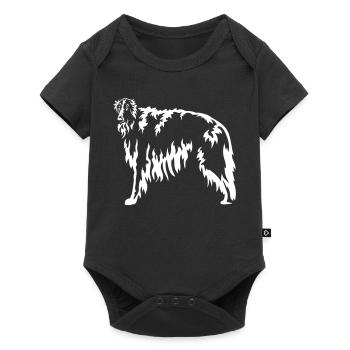 Borzoi "Black Edition" - Baby Premium short-sleeve bodysuit - black - Front