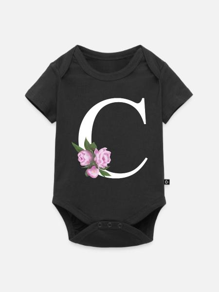 C - Baby Premium Kurzarmbody - Schwarz