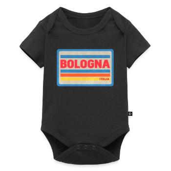 Bologna Italia Vintage Stripes - Baby Premium short-sleeve bodysuit - black - Front