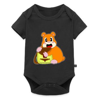 Hamster Handbag - Baby Premium short-sleeve bodysuit - black - Front
