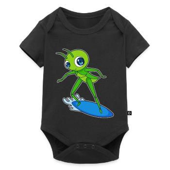 Été de surf Caterpillar Surf - Body à manches courtes Premium Bébé - noir - Devant