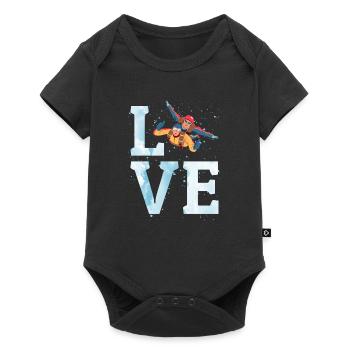 Skydiving Parachute Skydive Skydiver Parachuting - Baby Premium short-sleeve bodysuit - black - Front