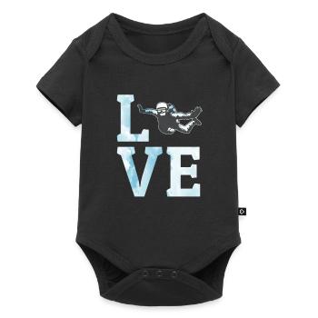 Skydiving Parachute Skydive Skydiver Parachuting - Baby Premium short-sleeve bodysuit - black - Front