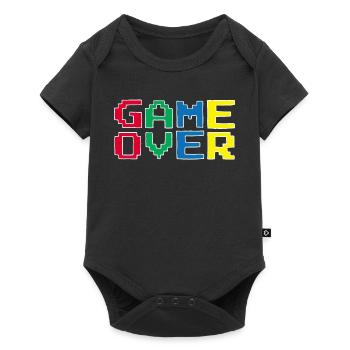 Vintage video game - Baby Premium short-sleeve bodysuit - black - Front