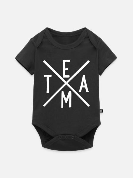 Team - Baby Premium Kurzarmbody - Schwarz