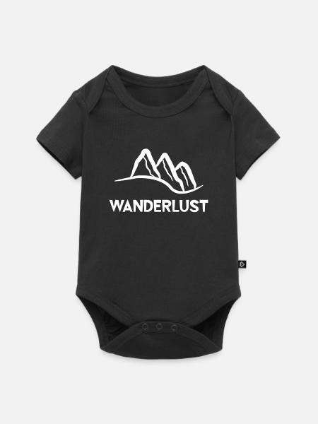 Berge Wandern Wanderer Statement Bergwanderung - Baby Premium Kurzarmbody - Schwarz