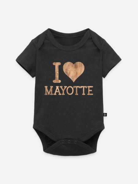 T SHIRT MAYOTTE  - Body à manches courtes Premium Bébé - noir