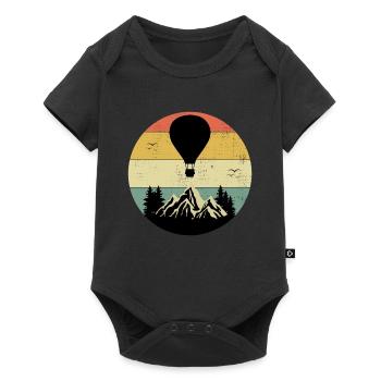 Hot Air Ballooning Hopper Balloon Pilot Balloonist - Baby Premium short-sleeve bodysuit - black - Front