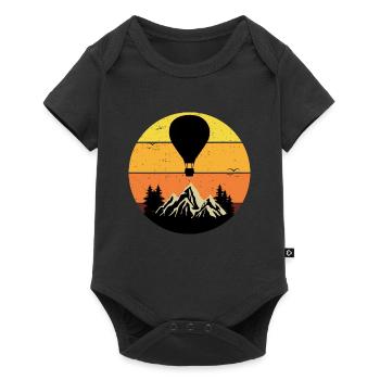 Hot Air Ballooning Hopper Balloon Pilot Balloonist - Baby Premium short-sleeve bodysuit - black - Front