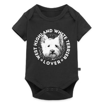 West Highland White Terrier Lover - Baby Premium short-sleeve bodysuit - black - Front