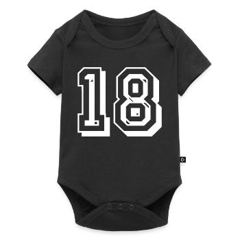 18th birthday of legal age - Baby Premium short-sleeve bodysuit - black - Front