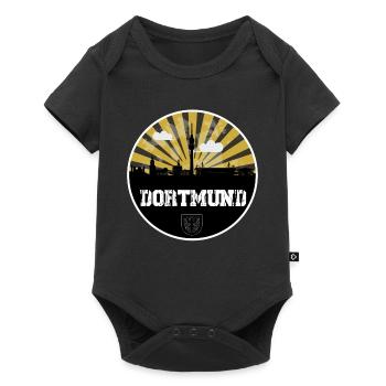 Dortmund Skyline Home Game - Baby Premium short-sleeve bodysuit - black - Front