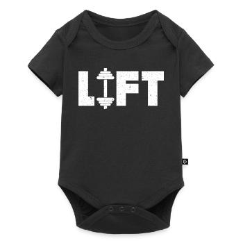 Lift Deadlifting Weightlifting Weightlift Weight - Baby Premium short-sleeve bodysuit - black - Front