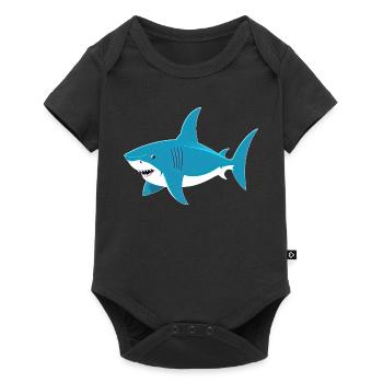 Requin - Body à manches courtes Premium Bébé - noir - Devant