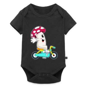 Pilz Bicycle - Baby Premium short-sleeve bodysuit - black - Front