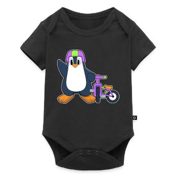 Vélo Pingouin - Body à manches courtes Premium Bébé - noir - Devant