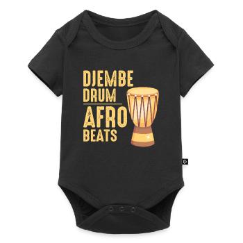 Djembe Player Drummer Music Drum Musician - Baby Premium short-sleeve bodysuit - black - Front
