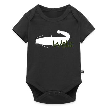 Wels - Baby Premium Kurzarmbody - Schwarz - Vorne