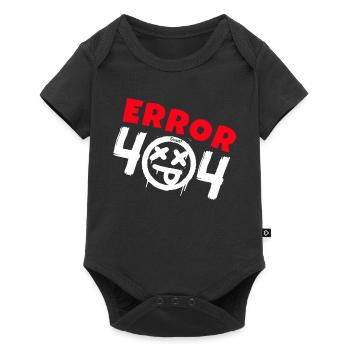 Error 404 Not Found - Baby Premium short-sleeve bodysuit - black - Front