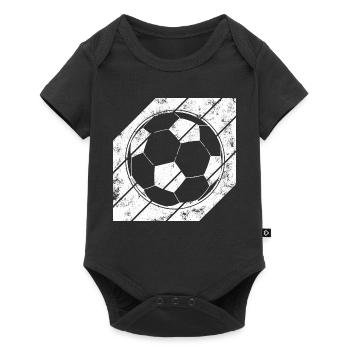 Croquis de football - Body à manches courtes Premium Bébé - noir - Devant
