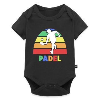 Padel Game Padel Tennis Player Saying Training - Baby Premium short-sleeve bodysuit - black - Front