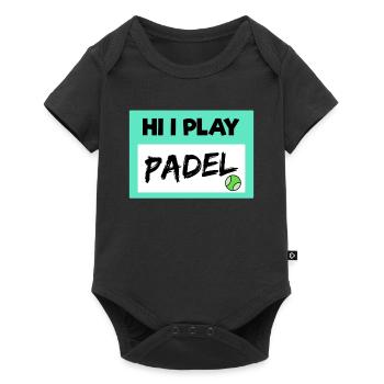 Déclaration de Balles de jeu de padel de joueur de padel de loisir - Body à manches courtes Premium Bébé - noir - Devant