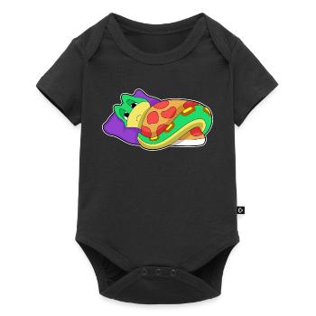 Couverture de couchage serpent - Body à manches courtes Premium Bébé - noir - Devant