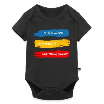 Laissez-les dormir - Body à manches courtes Premium Bébé - noir - Devant