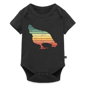 Chicken Chickens - Baby Premium short-sleeve bodysuit - black - Front