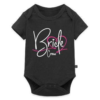 Bride Crew - Baby Premium short-sleeve bodysuit - black - Front