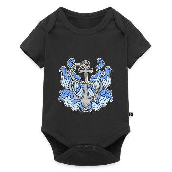 Ancre - Body à manches courtes Premium Bébé - noir - Devant