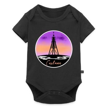 Cuxhaven Fine Skyline - Baby Premium Kurzarmbody - Schwarz - Vorne
