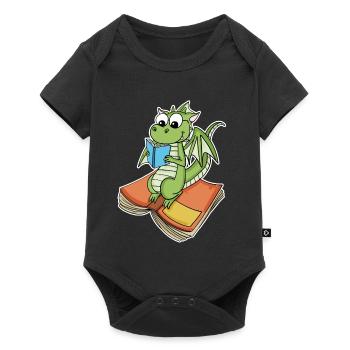 Books Dragon Dragon - Baby Premium short-sleeve bodysuit - black - Front