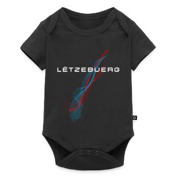 Flag of Luxembourg, Luxembourg pride - Baby Premium short-sleeve bodysuit - black - Front
