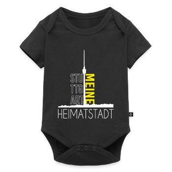 Stuttgart meine Heimatstadt - Baby Premium Kurzarmbody - Schwarz - Vorne