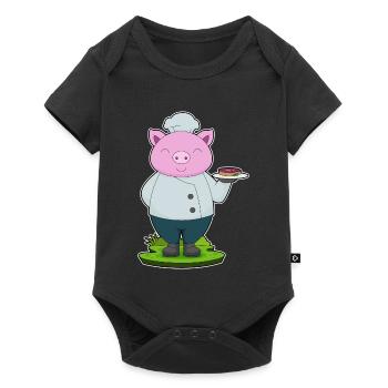 Pork Cook Meat Cooking - Baby Premium short-sleeve bodysuit - black - Front