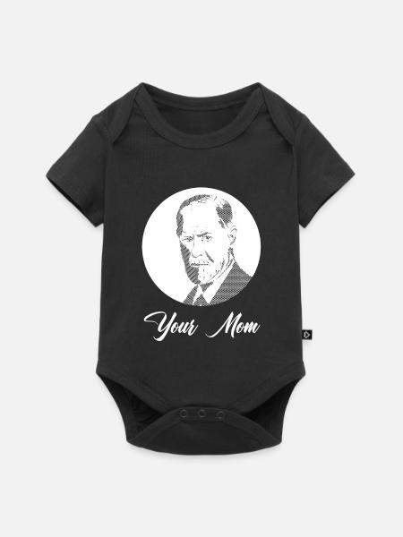 Your Mom - Baby Premium Kurzarmbody - Schwarz