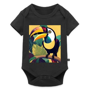 Toucan - Body à manches courtes Premium Bébé - noir - Devant
