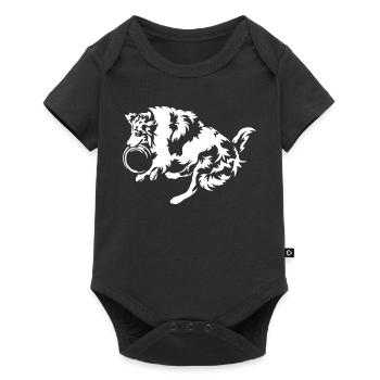Border Collie "Black Edition" - Baby Premium short-sleeve bodysuit - black - Front